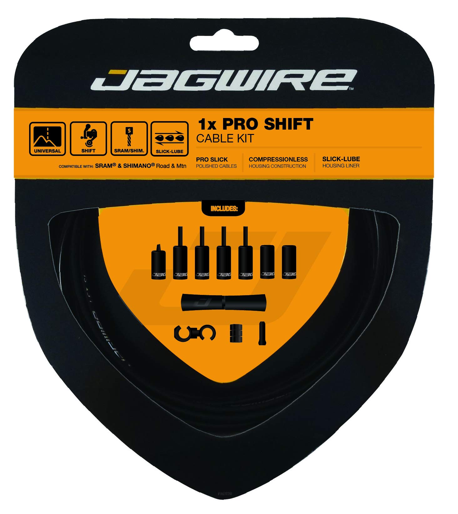 Jagwire 1X Pro Shift Gear Cable Kit - Black