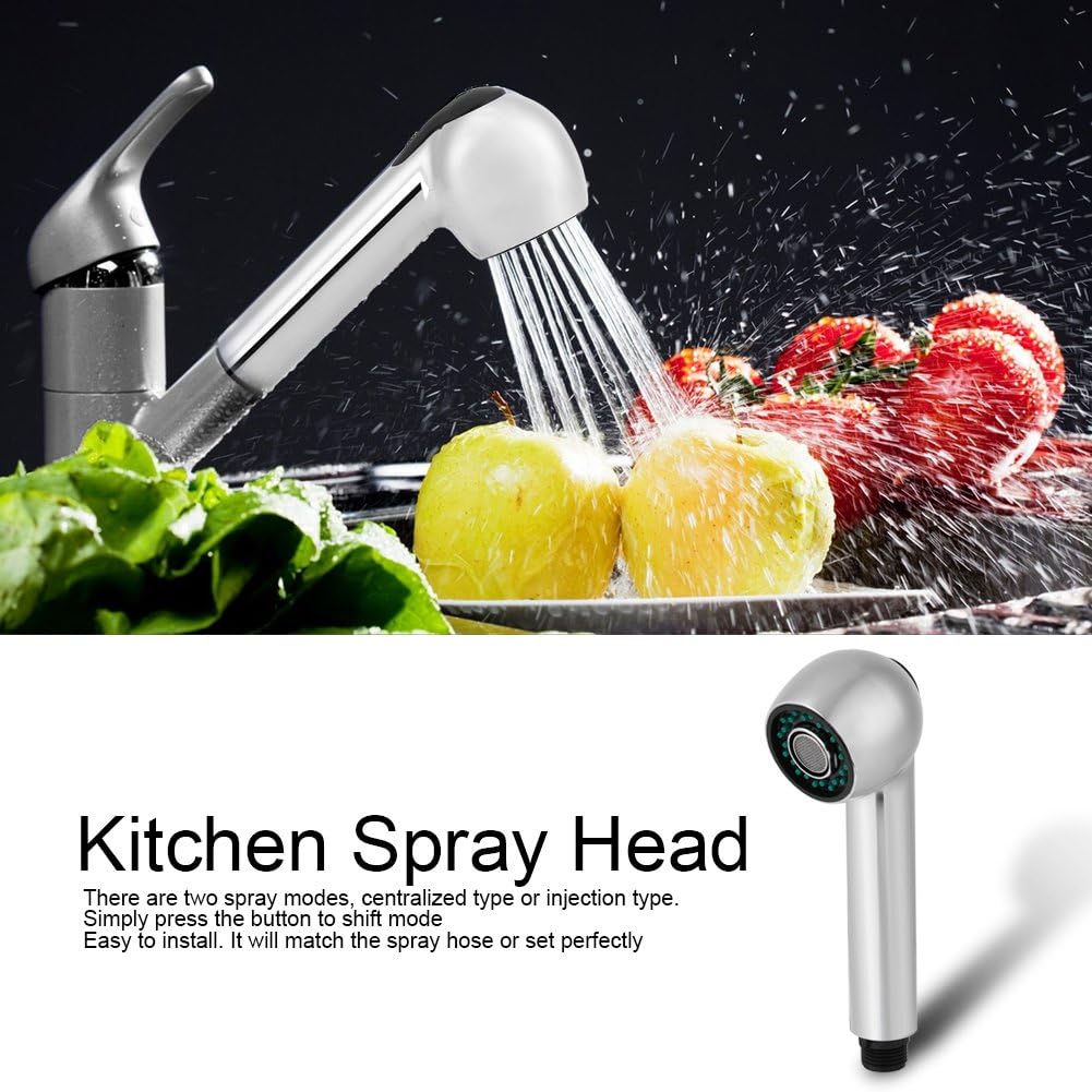 Zetiling Faucet Sprayer Head,Replacement Sprayer Pull Out Tap Nozzle Spout High Flow Shower,Spray Head for Kitchen Sink Pull-Down Faucet G1/2 Faucet Nozzle - Image 4