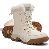 binkasen Snow Boots for Women Waterproof | Winter Boots, Snowproof, Ski, Insulation, Warm, Anti Slip, Non Slip, Fur Lined, Comfortable, Durability, Thick Sole
