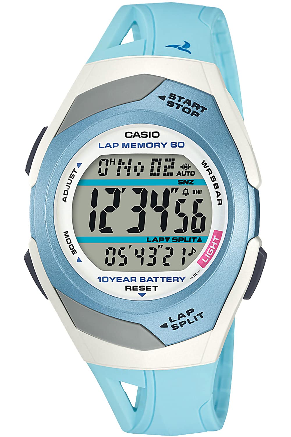 CASIO(カシオ) STR-300 Watch, Casio Collection, pale, blue, 1 piece, Newest model