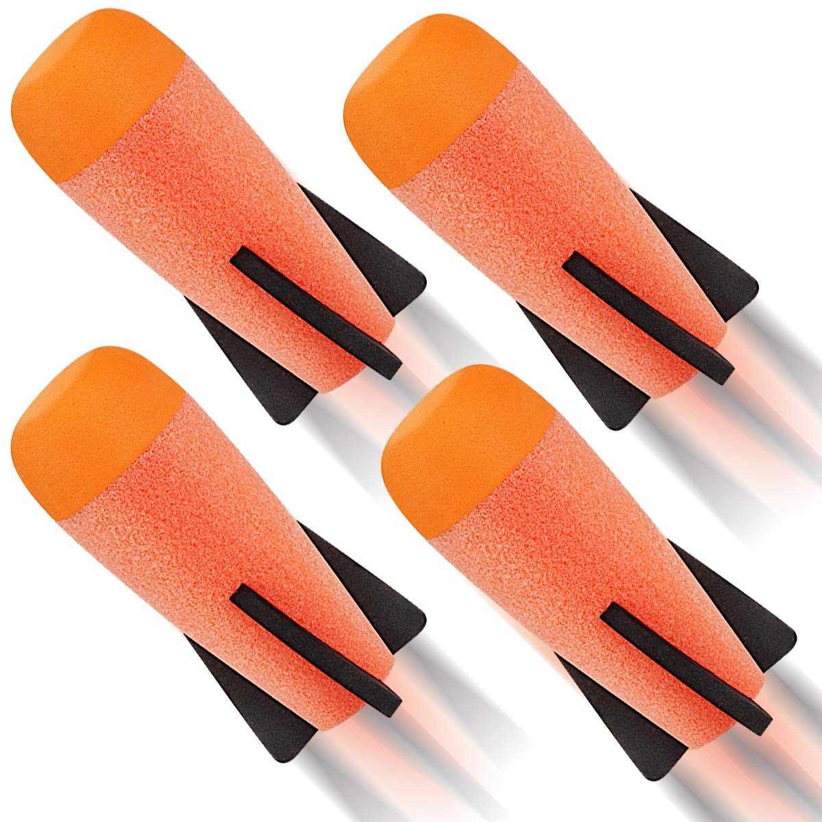 Boogem 4PCS Mega Missile Refill Bullets Compatible with Nerf Guns N-Strike Elite Series for Nerf Party Kids Toys