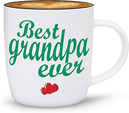 Idee Regalo Per Nonni Natale.Gifffted Tazza Da Caffe Per Nonno Regalo Di Compleanno Per Nonno Idee Regali Anniversario Festa Del Papa Natale Valentino Ceramica 380 Ml Amazon It Casa E Cucina