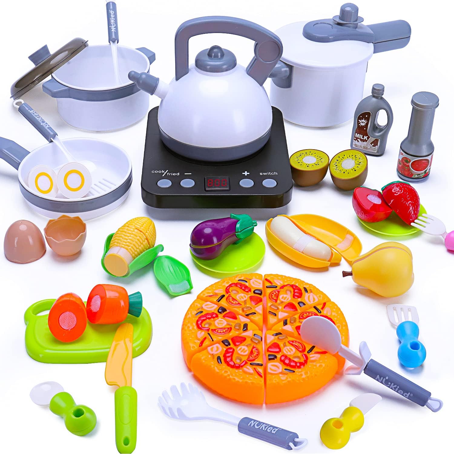 Amazon.com: Play Kitchen Toys Kids Food 