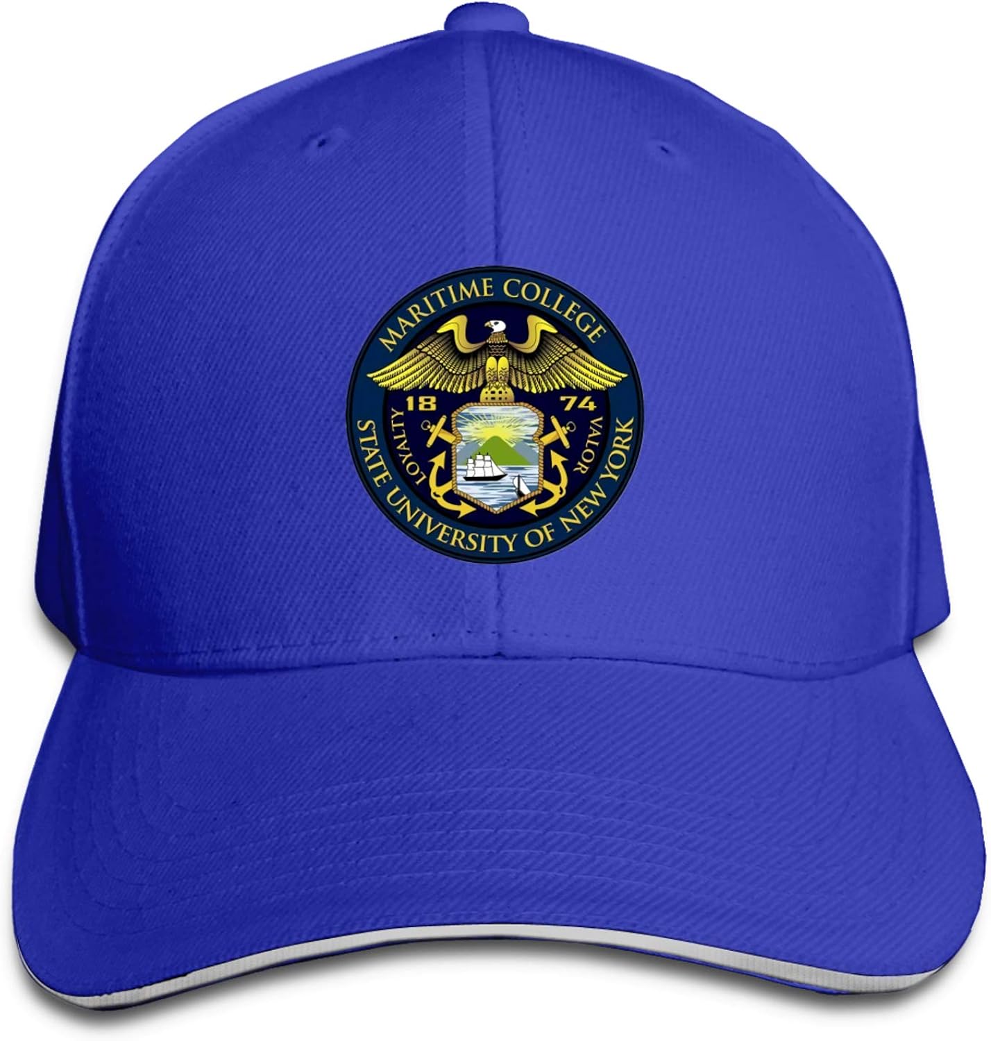 Suny Maritime College Logo Peaked Cap Sports Cap Baseball Cap Fashion