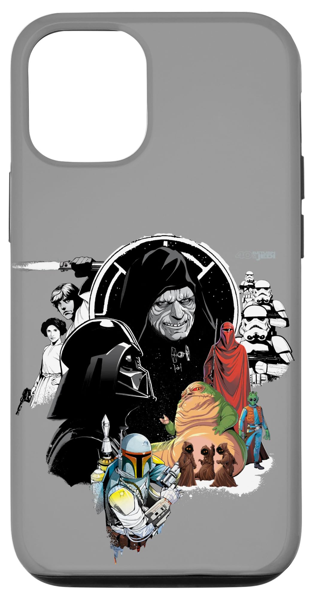 iPhone 15 Star Wars Return of the Jedi 40th Anniversary Characters Case