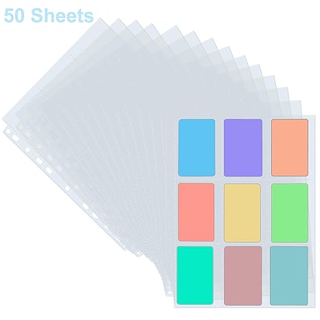 Amazoncom Pocket Baseball Card Sleeves 11 Ring Binder