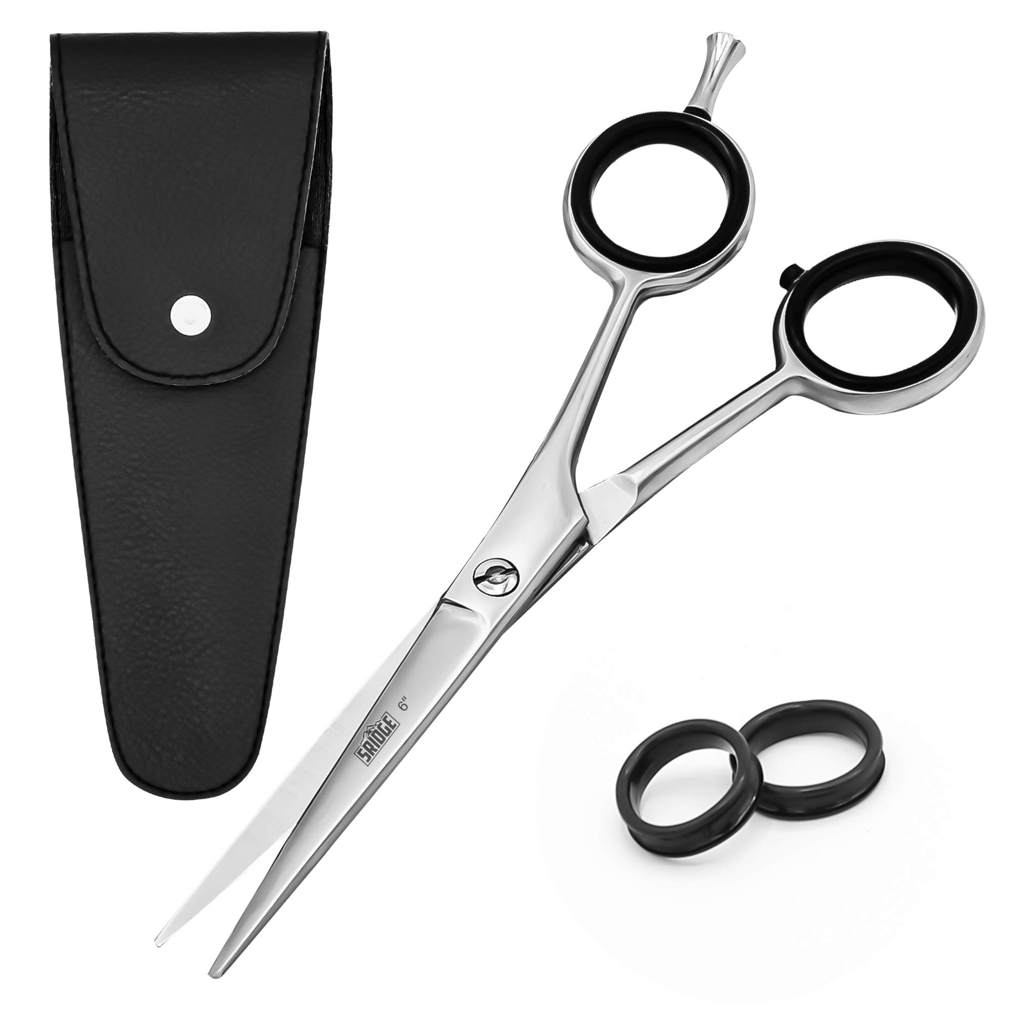 Hairdressing Professional 6.0" Stainless Steel Hair Cutting Scissors Barber Shears for Men, Women, Student, Beginner