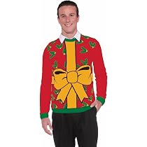 Amazon.com: Forum Novelties Adult All Wrapped Up Ugly Christmas ...