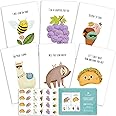 T MARIE 24 Funny Notecards and Envelopes Set - Blank Thinking of You Note Cards for Kids, Friends, Students, Camp Cards and More - Say Hello, Thank You or I Miss You with Funny Greeting Cards