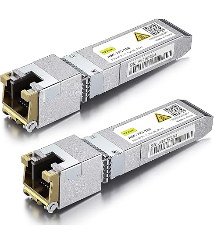 Amazon.com: 10Gtek 80 Meters, 10GBase-T SFP+ to RJ-45 Transceiver