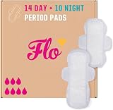 FLO Bamboo Period Pads with Wings Combo Pack Regular + Night 24 pads