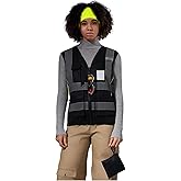 A-SAFETY High Vis Safety Vest for Women - Reflective Strips, Multi-Pockets, Zipper Closure