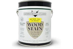 Armstrong-Clark Armstrong Clark Deck and Wood Stain (1 Gallons, Natural Oak Semi-Transparent)