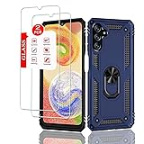 Anvzle for Samsung Galaxy A04 Case with [2