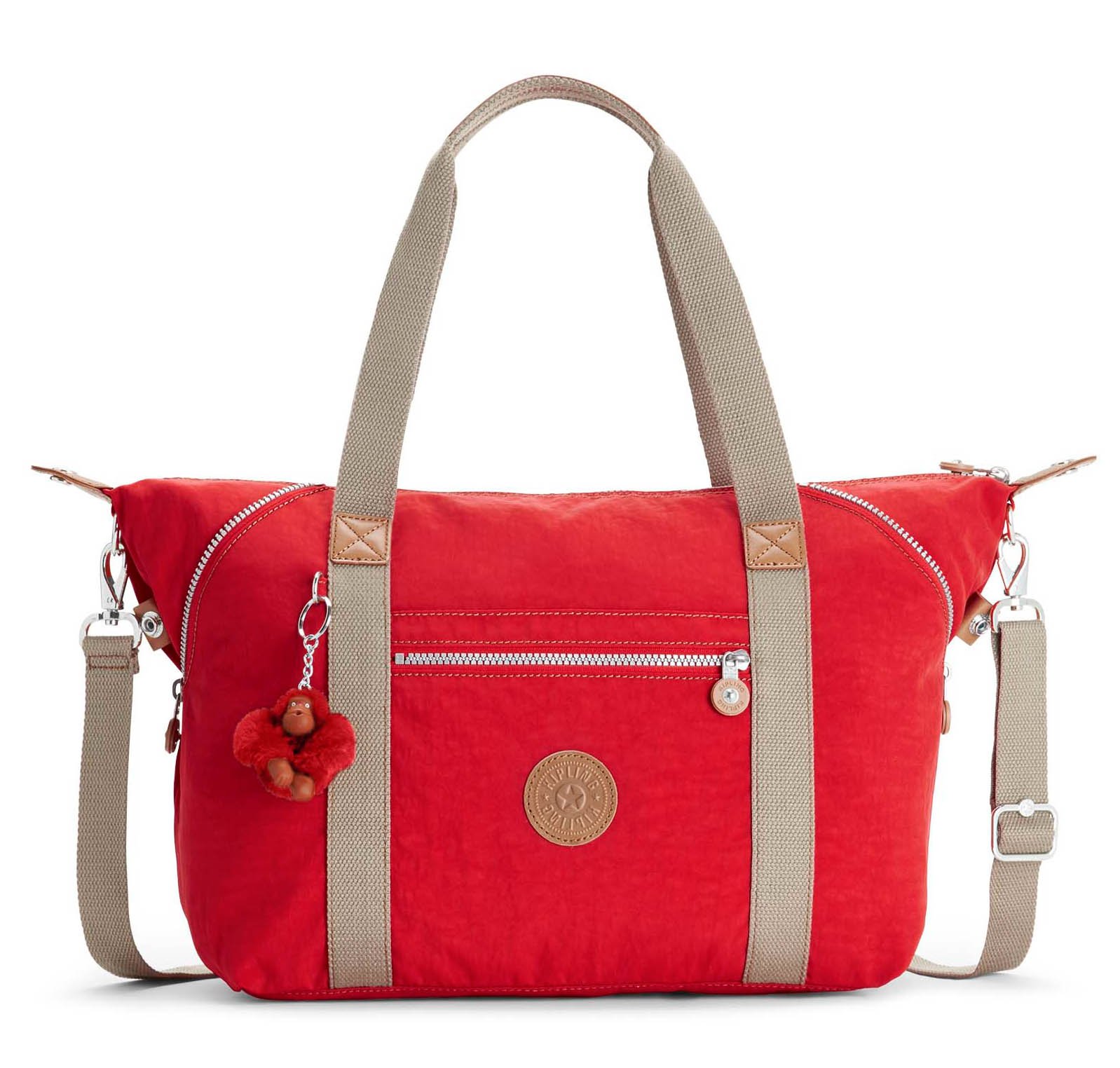 Kipling Art Women's Handbag, 44 x 27 x 20 cm Red Size: UK One Size