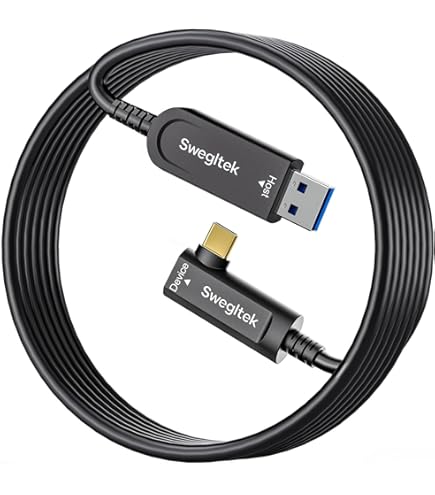 Amazon.com: Logitech Strong USB 45m Active Optical USB 3.2 Cable