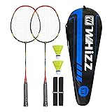 QICHUAN Whizz Badminton Rackets Set of 2 for