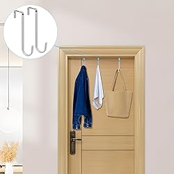 FYY Over The Door Hooks - 4 Pack Upgraded Long Door