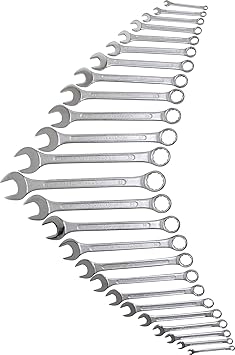 1196 BGS Maulringschlüssel-Satz, 6-32 mm, DIN 3113A, 25-tlg.