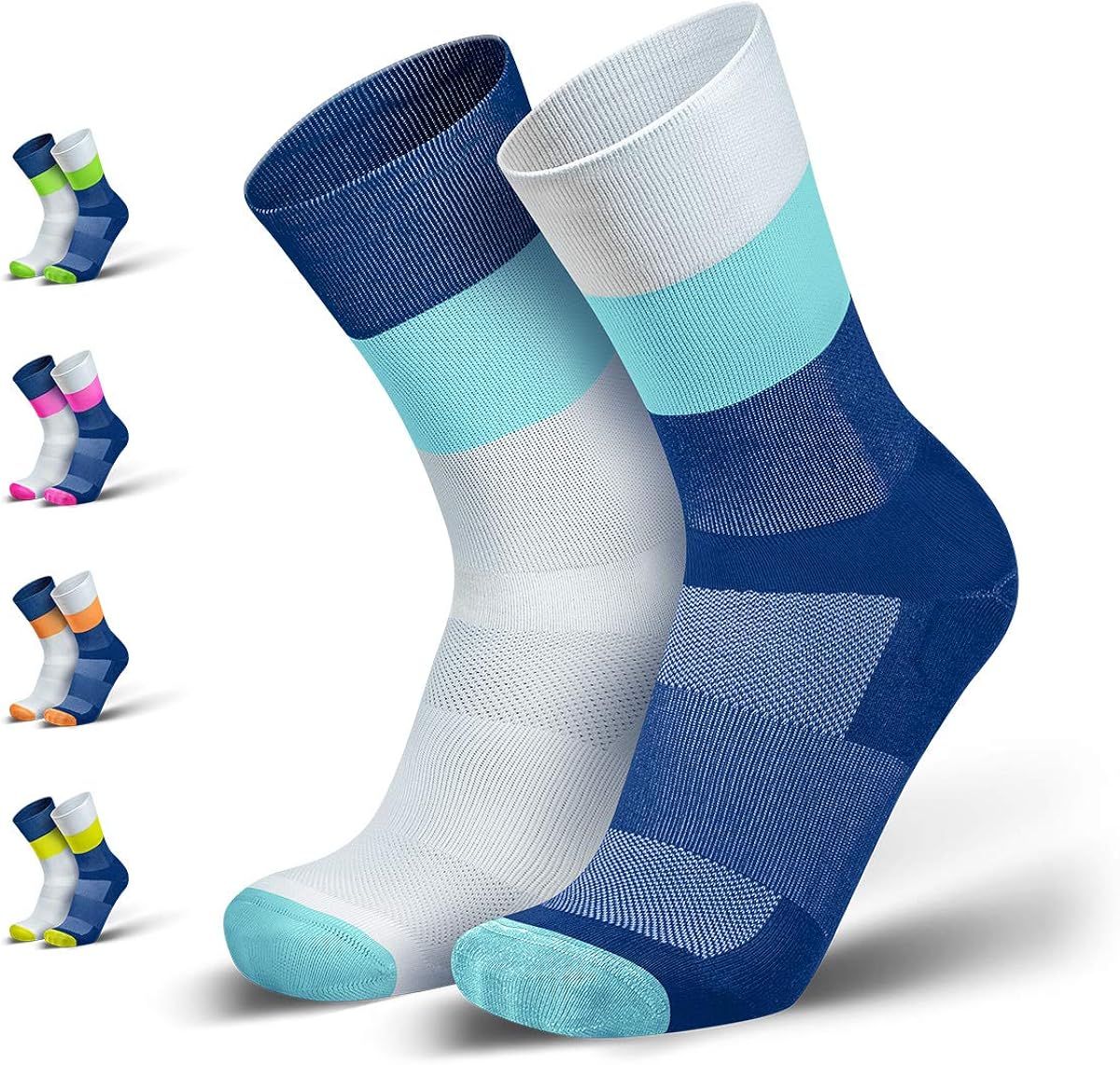 INCYLENCE Calcetines de compresión largos con efecto espejo, ligeros