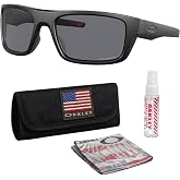 Oakley DROP POINT OO9367 Rectangle Sunglasses With Official Eyewear Kit | Men's &bull; Stress-Resistant Frame &bull; Three-Point Fit &bull; 8.75 Base Lens Curvature &bull; Unobtainium Nosepads &bull; Polarized Available