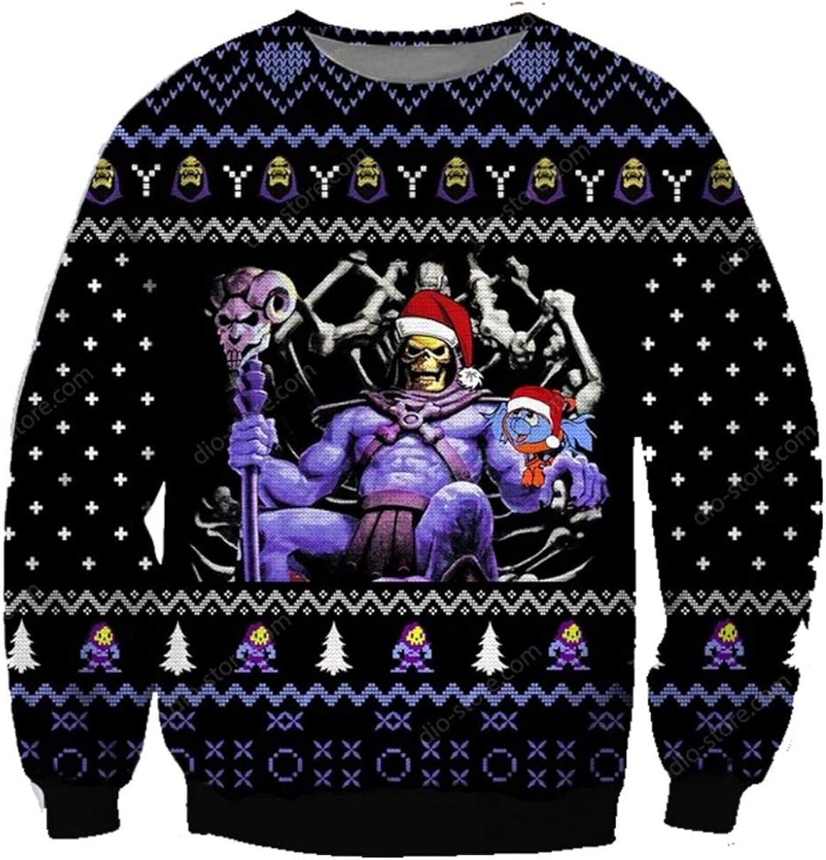 Skeletor christmas sweater Clearance