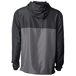 Global Men's Hooded Lightweight Windbreaker Rain