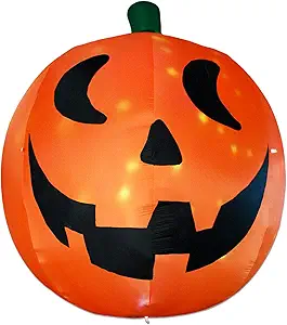 AJY 10 Feet Halloween Inflatable Giant Pumpkin
