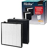 Flintar True HEPA Replacement Filter, Compatible with Okaysou(Oksou) Apollo 630/718 Air Purifier, H13 Grade True HEPA + Activated Carbon Filter, 2-Pack