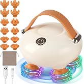IOOKNA Scalp Massager, Electric Head Massager for Stress Relax | IP67 Waterproof Wet &amp; Dry Use, 3 Modes Tangle-Free &amp; 12 Detachable Claws, for Head Neck Body &amp; Pets, Gift for Dad Mom