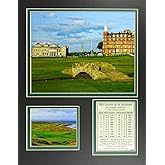 The Old Course at St. Andrews 11" x 14" Unframed Matted Photo Collage by Legends Never Die, Inc.