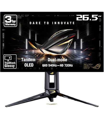 き*き様 ROG Swift OLED PG27AQWP-W Amazon.com: ASUS ROG PG27AQWP-W 27 Inch 1440p 540Hz Tandem OLED