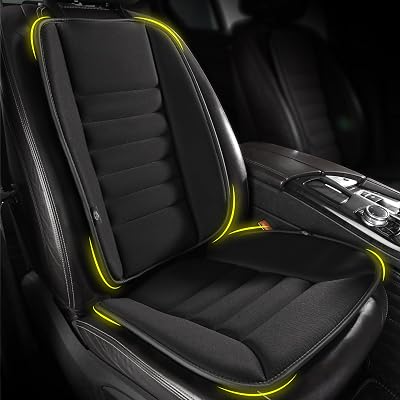 kingphenix Car Seat Cushion with Back Support Pillow Memory Foam Ergonomic