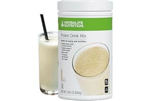 Herbalife HERBALIFE Protein Drink Mix: Vanilla flavor 840g, Nutrient Dense Healthy Snack, Protein
