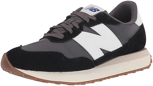 New Balance Men's 237 V1 Sneaker, Black/Magnet/Gum, 11