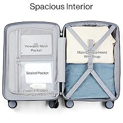 Hanke 20 Inch Carry On Luggage 22x14x9 Airline