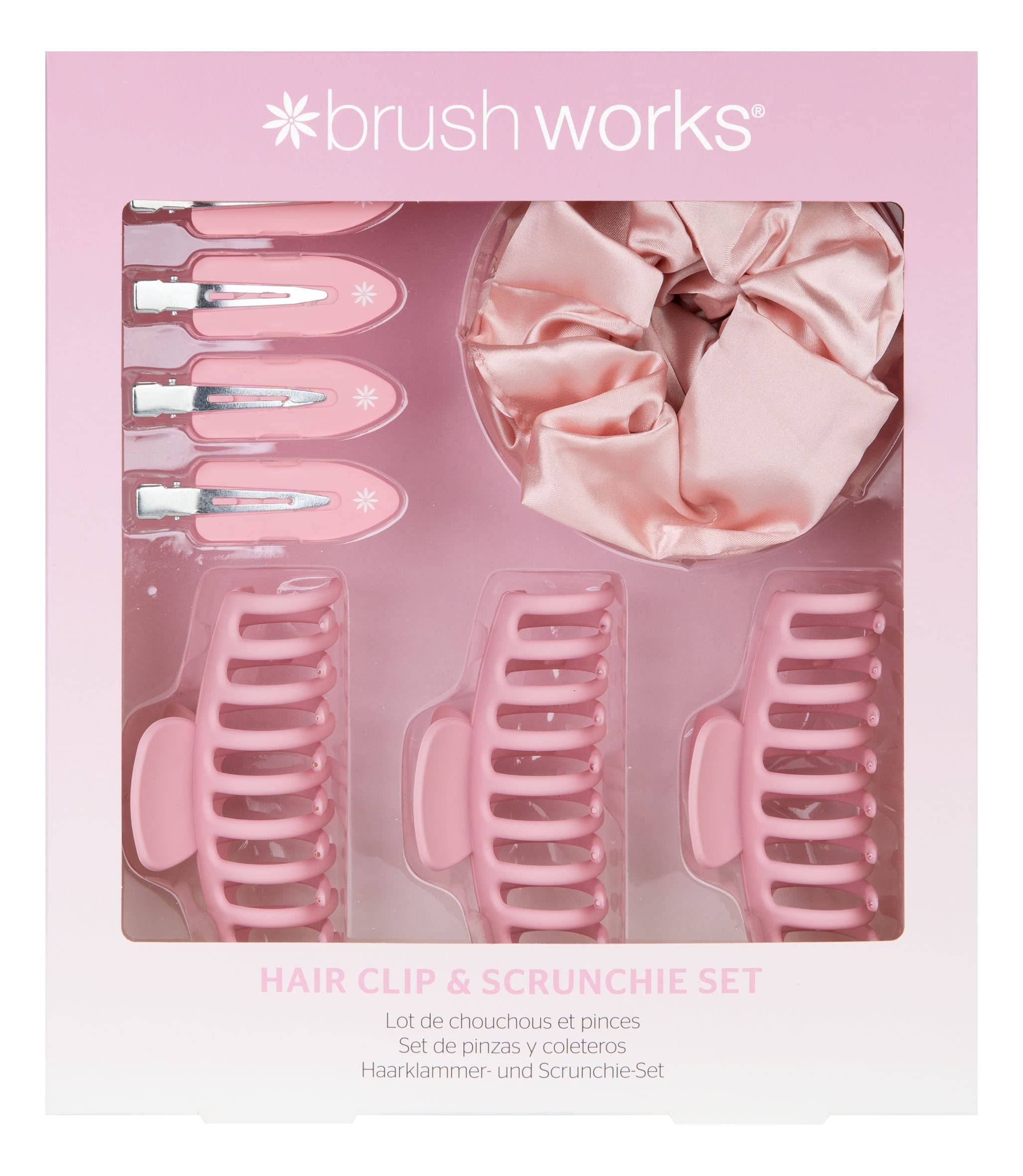 Brushworks Hair Clip and Scrunchie Gift Set
