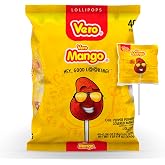Vero Mango, Chili Covered Mango Flavored Lollipops, 40 Pieces