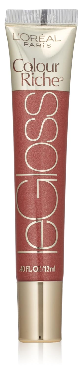 L'Or&eacute;al Paris Colour Riche Le Gloss, Saucy Mauve, 0.4 fl. oz.