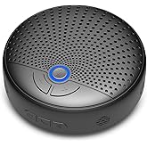 BALILA CM900 Conference Speaker and Microphone, 4 AI Mics 360° 20ft (7m) Voice Pickup, Noise Reduction, USB C & Bluetooth 5.3 (20m & 66ft) Speakerphone for 16 People, Compatible with Leading Platforms