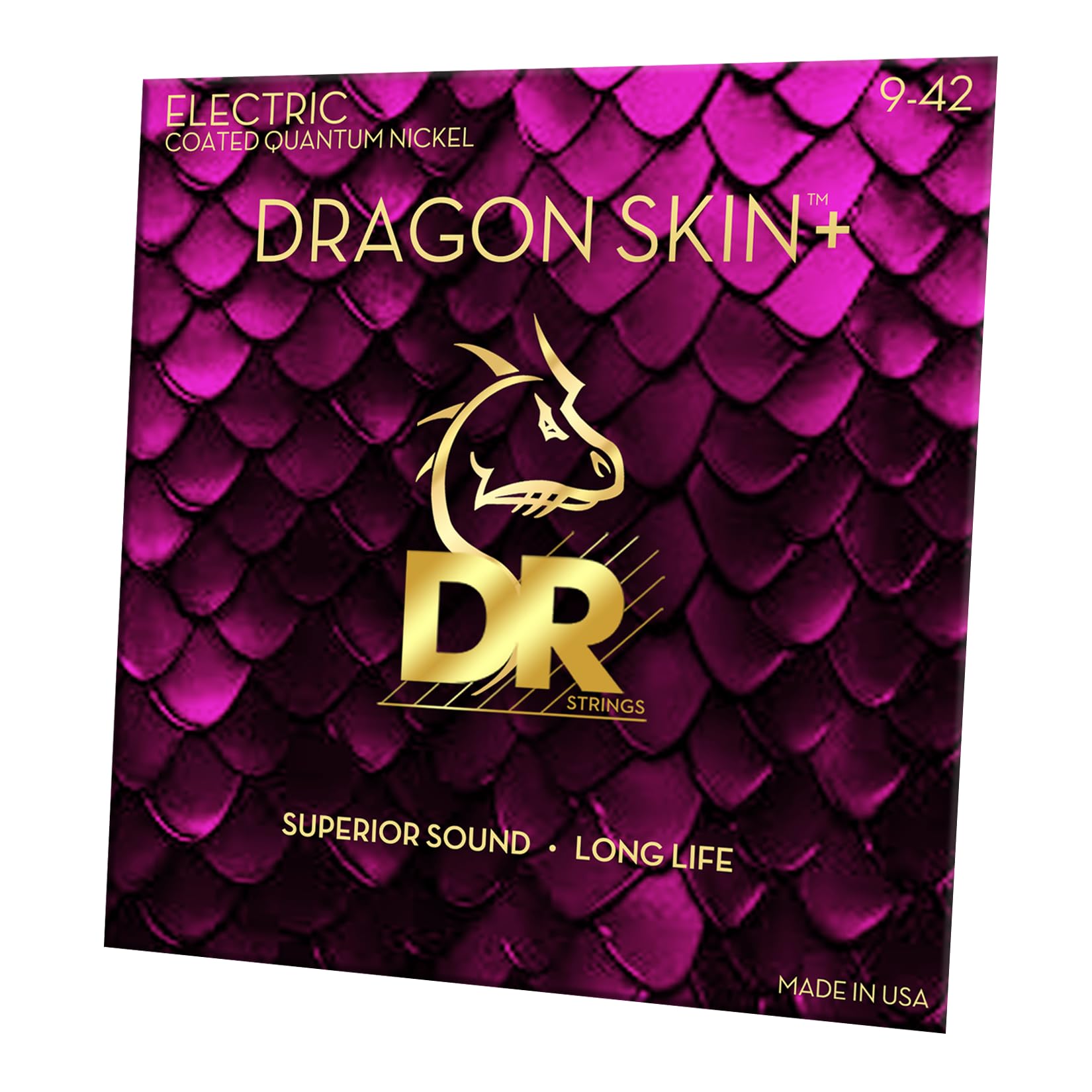 DR Strings (デーアール) エレキギター弦 クァンタムニッケルを巻弦に採用 DRAGON SKIN＋ DEQ-9 【国内正規品】商品画像