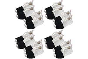 Haysandy 8 Pairs Dance Shoe Covers Over Shoes Socks for Dancer Women
