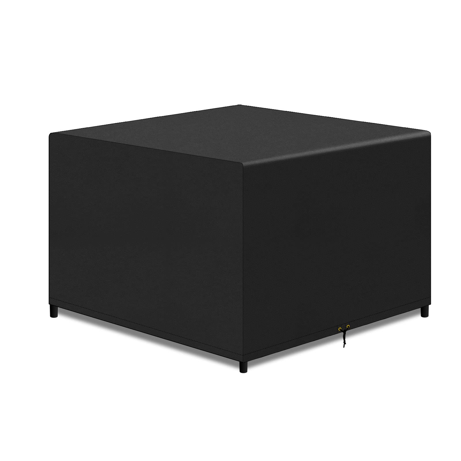 PATIO PLUS large Rectangular Garden Table Furniture Covers, Outdoor Patio Set Cover for Chair Set,420D Oxford fabric, Waterproof, Windproof, Anti-UV, Garden Covers,Black 300x300x90cm