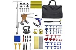 Dent Repair Kit, Car Dent Removal Tools,Dent Puller Kit with Dent Lifter, Bridge Puller, Slide Hammer T-Bar for Car Body Dent