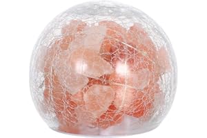 Mobestech Himalayan Natural Crystal Night Light for Home Decor Soft Ambient Lighting Suitable for Bedroom and Living Room