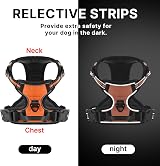 Belababy Dog Harness Small Medium Large No Pull Adjustable Reflective Front view 6