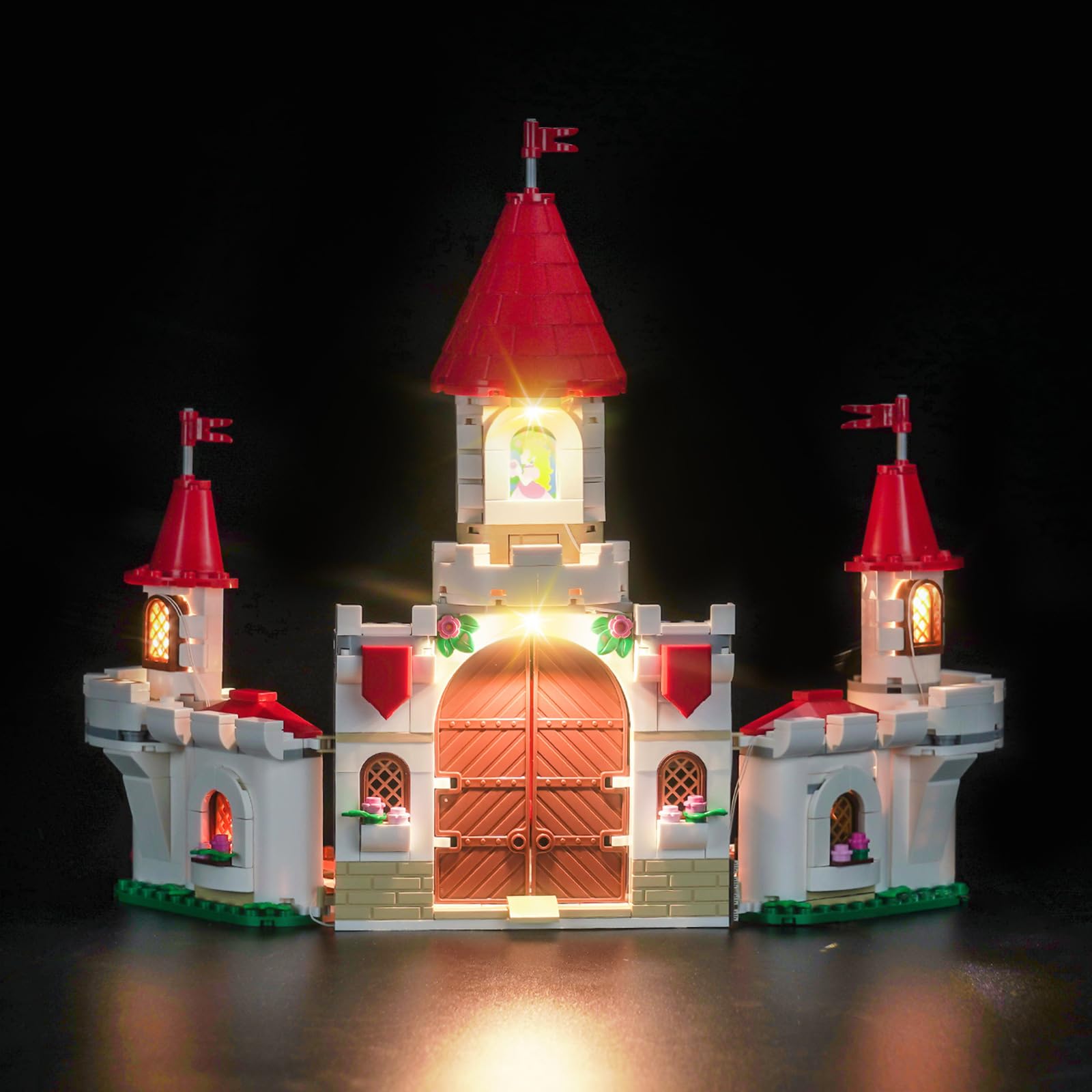 Led Light Set Compatible with Lego Battle with Roy at Peach's Castle (No Model), Decoration Lighting Set for 71435 Battle with Roy at Peach's Castle Creative Toys — image 1