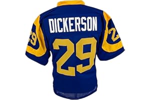 TIMELESS AUTHENTIC Eric Dickerson Jersey Royal Blue Los Angeles | Unisex Adult Sizes S-5XL Unsigned Custom Sewn Stitch