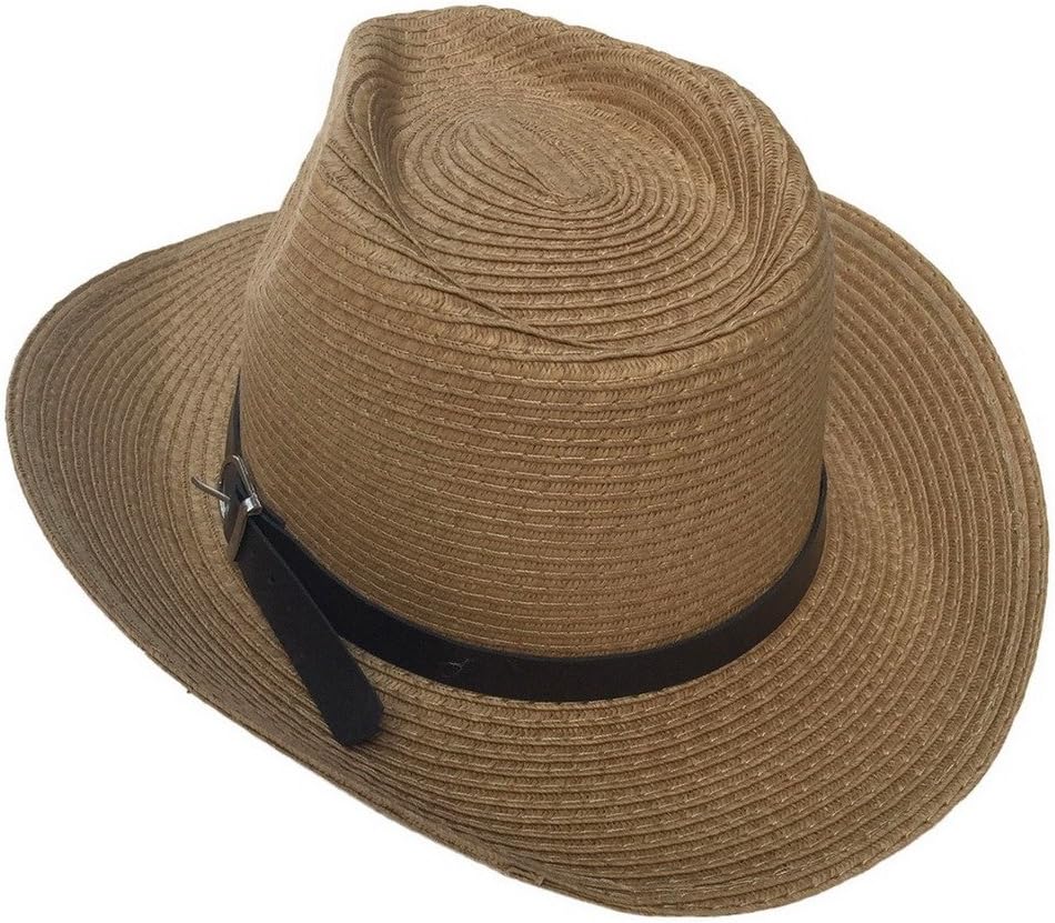Smile YKK Unisex Summer Wide Brim Outdoor Straw Beach Cowboy Lifeguard Sun Cap Hat