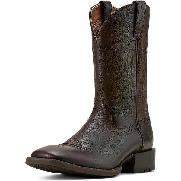 AriatÂ® Men's Black Heritage Roper Boots